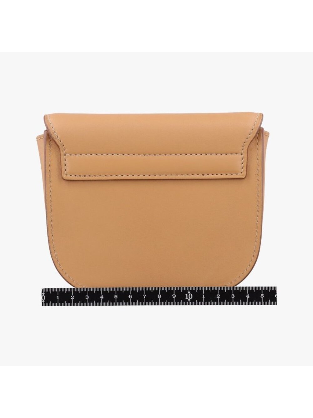Saint Laurent Kaia Small Beige Leather Shoulder Bag - Picture 2 of 16